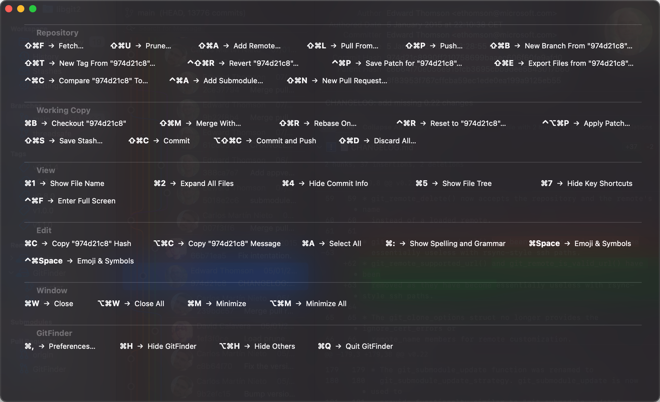 GitFinder - git client with Finder integration