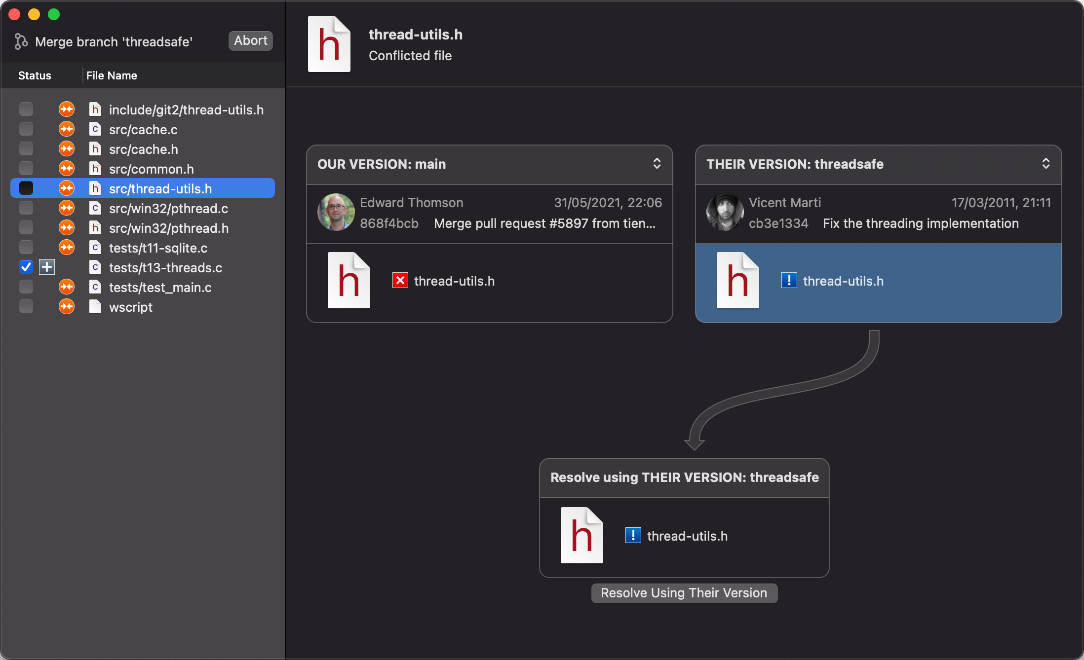 GitFinder - git client with Finder integration